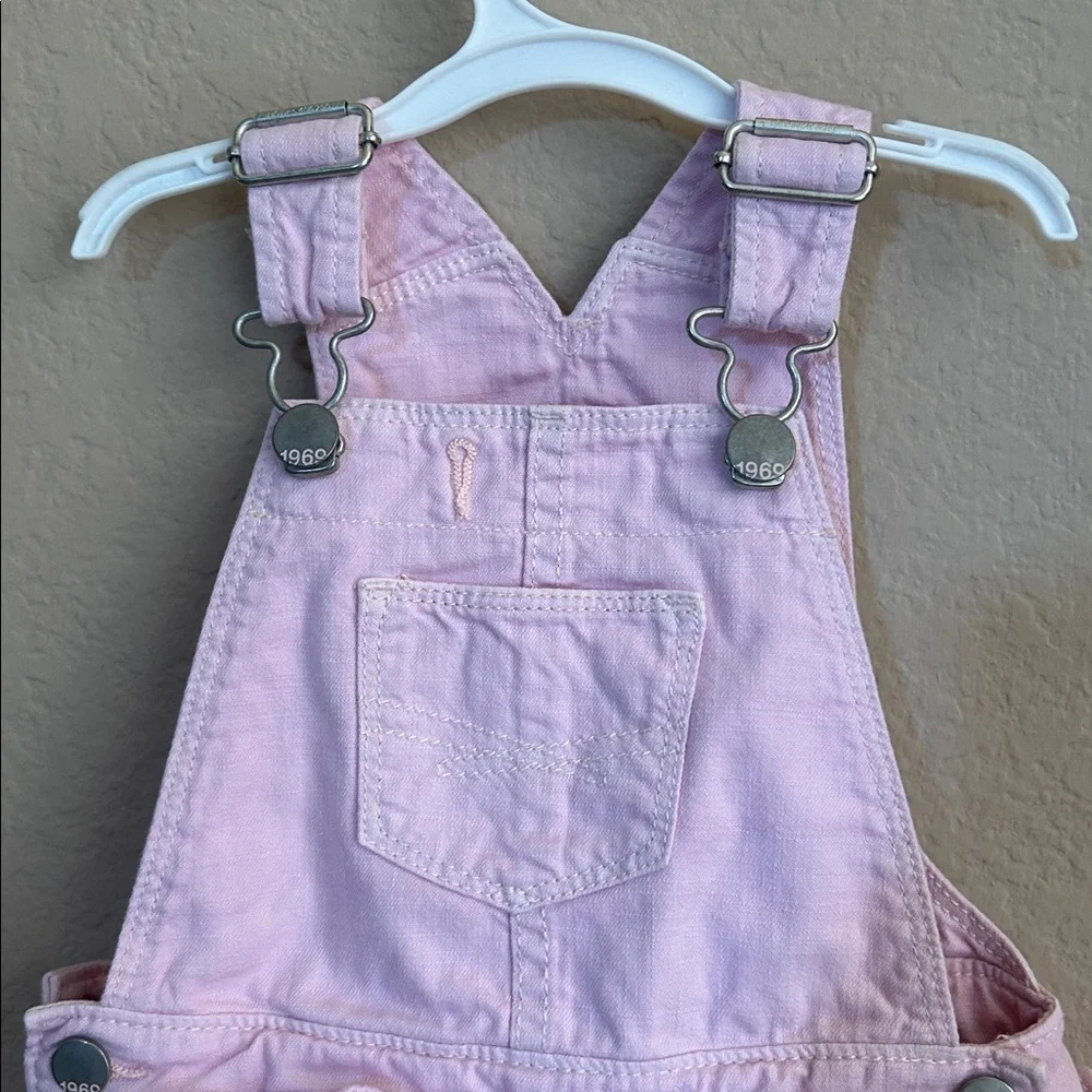 GAP Pink Ruffled Kids Overalls